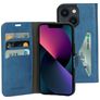 Mobiparts Classic Wallet iPhone 13 Hülle Klapphülle Geldbörse - Blau
