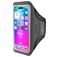 Mobiparts Comfort Fit Handyhalterung Joggen iPhone 17 Sporthülle Neopren Sportarmband - Schwarz