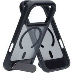 Mobiparts Hardcover iPhone 18 Pro MagSafe Hardcase Backcover mit Ständer - Satin Black