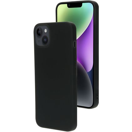 Mobiparts iPhone 14 Plus Silikon Hülle Backcover - Schwarz