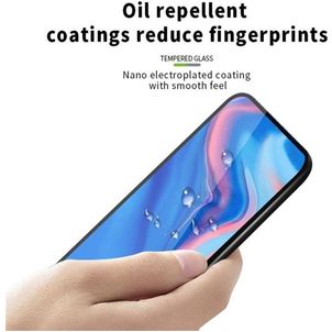 Mobigear Premium Huawei P Smart S Panzerglas Gehärtetes Glas Displayschutz - Hüllenfreundlich - Schwarz