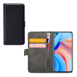 Mobilize Classic Gelly Wallet OPPO Reno 4 5G Hülle Klapphülle Geldbörse - Schwarz