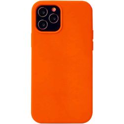Mobigear Rubber Touch iPhone 12 Silikon Hülle Backcover - Coral