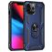 Mobigear Armor Ring iPhone 13 Pro Hülle Hardcase Backcover Stoßfest mit Ringhalter - Blau