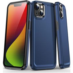 Mobigear Slim Armor iPhone 15 Plus Hardcase Backcover Shockproof - Marineblau