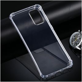 Mobigear Cushion Durchsichtig Samsung Galaxy S20 Plus Hülle Flexibles TPU Backcover Stoßfest - Transparent