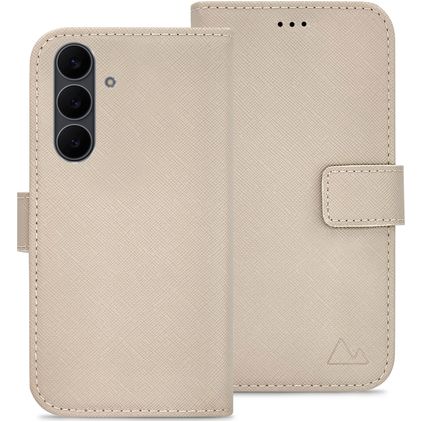 My Style Flex Wallet Samsung Galaxy S25 FE Hülle Klapphülle Geldbörse - Warm Taupe