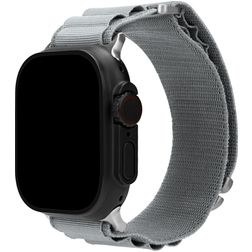 Mobilize Alpine Nylon Apple Watch Armband Dornschließe - 49/46/45/44 mm - Light Grey