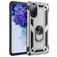 Mobigear Armor Ring Samsung Galaxy S20 FE Hülle Hardcase Backcover Stoßfest mit Ringhalter - Silber