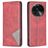 Mobigear Rhombus Slim OPPO Find X6 Hülle Klapphülle - Rot