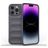 Mobigear Bumpy iPhone 15 Pro Max Hülle Flexibles TPU Backcover - Charcoal