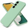 Mobigear Rubber Touch Samsung Galaxy S24 FE Silikon Hülle Backcover - Grün