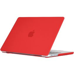 Mobigear Matte MacBook Pro 16 Zoll (2021-2024) Hardcase Hülle MacBook Case - Rot - Model A2485 / A2780 / A2991 / A3186