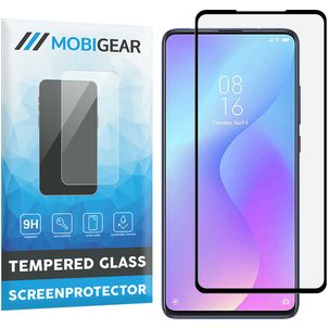 Mobigear Premium Xiaomi Mi 9T Panzerglas Gehärtetes Glas Displayschutz - Hüllenfreundlich - Schwarz