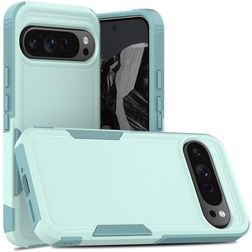 Mobigear Heavy Armor Google Pixel 9 Pro XL Hülle Hardcase Backcover Stoßfest - Grün