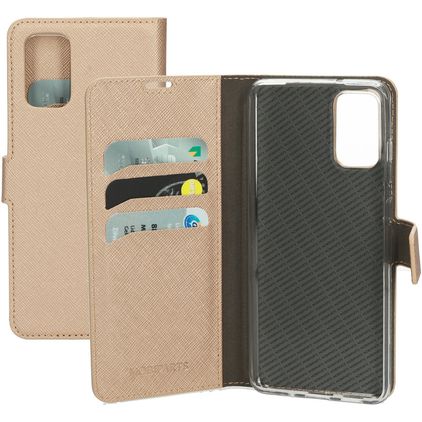 Mobiparts Saffiano Wallet Samsung Galaxy S20 Plus Klapphülle Portemonnaie - Copper