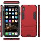 Mobigear Armor Stand iPhone XS Max Hülle Hardcase Backcover Stoßfest mit Ständer - Rot
