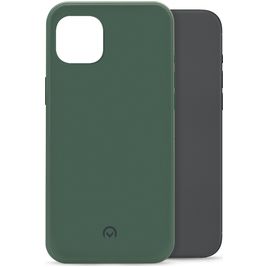 Mobilize Rubber Gelly iPhone 15 Plus Hülle Flexibles TPU Backcover - Matt Green