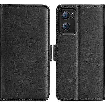 Mobigear Slim Magnet OPPO Find X5 Lite Hülle Klapphülle Geldbörse - Schwarz