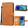 Mobigear Wallet Samsung Galaxy M55 Hülle Klapphülle Geldbörse - Braun