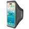 Mobiparts Comfort Fit Handyhalterung Joggen iPhone 17 Pro Sporthülle Neopren Sportarmband - Schwarz