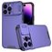 Mobigear Cam Slide iPhone 14 Pro Max Hülle Hardcase Backcover mit Kamera Slider - Lila