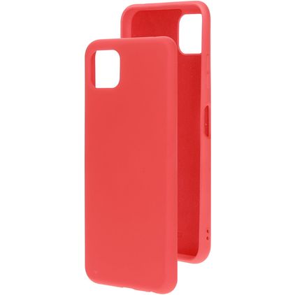 Mobiparts Samsung Galaxy A22 5G Silikon Hülle Backcover - Scarlet Red