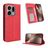 Mobigear Sensation OPPO Find X9 Klapphülle Portemonnaie - Rot