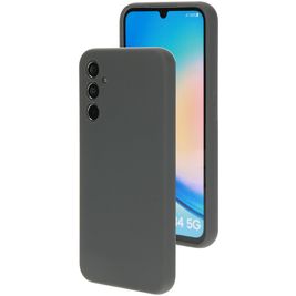 Mobiparts Samsung Galaxy A34 Silikon Hülle Backcover - Urban Grey