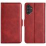 Mobigear Slim Magnet Samsung Galaxy M52 Hülle Klapphülle Geldbörse - Rot