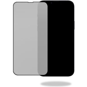 Mobilize iPhone 15 Pro Max Panzerglas Gehärtetes Glas Displayschutz Privacy - Hüllenfreundlich - Schwarz