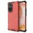 Mobigear Honeycomb HONOR 50 Hülle Hardcase Backcover Stoßfest - Rot