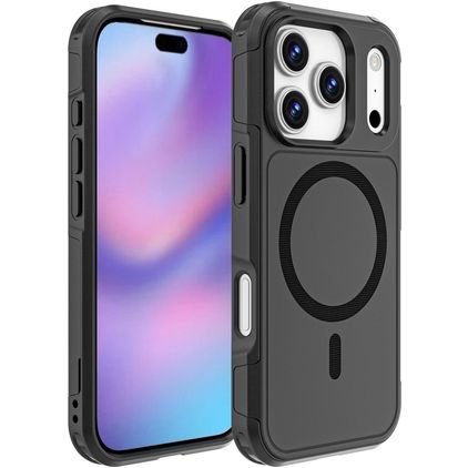Mobigear Traveller iPhone 17 Pro MagSafe Hardcase Backcover - Schwarz