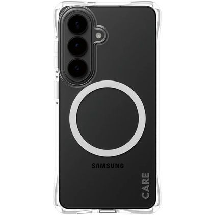 CARE by PanzerGlass Fashionable Durchsichtig Samsung Galaxy S26 Silikon MagSafe Hülle Backcover - Transparent