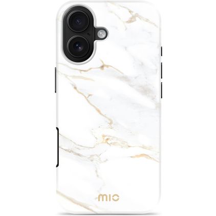 MIO iPhone 17 MagSafe Hardcase Backcover - White Marble