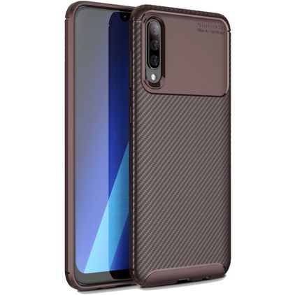 Mobigear Racing OPPO Reno 3 Pro Hülle Flexibles TPU Backcover - Braun