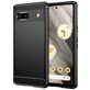 Mobigear Brushed Slim Google Pixel 7a Hülle Flexibles TPU Backcover - Schwarz