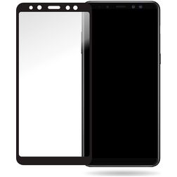 Mobilize Premium Samsung Galaxy A8 (2015) Panzerglas Displayschutz - Hüllenfreundlich - Schwarz