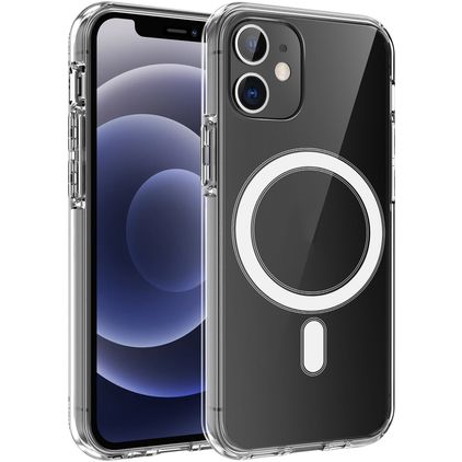 Mobigear Crystal Durchsichtig iPhone 12 MagSafe Hülle Hardcase Backcover - Transparent