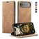 CaseMe 013 iPhone Air Hülle Klapphülle Geldbörse - Braun