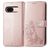 Mobigear Clover Google Pixel 8a Hülle Klapphülle Geldbörse - Roségold
