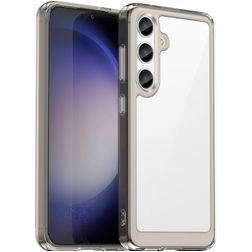 Mobigear Crystal Samsung Galaxy S24 Hülle Hardcase Backcover - Grau