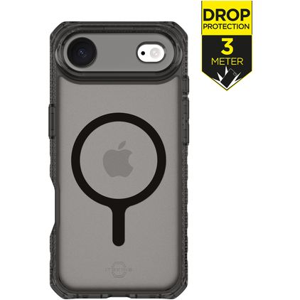 ITSKINS Level 2 HybridMagFrost R iPhone Air MagSafe Hülle Hardcase Backcover Stoßfest - Schwarz