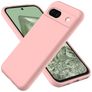 Mobigear Colors Google Pixel 8a Hülle Flexibles TPU Backcover - Pink