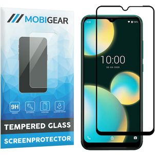 Mobigear Premium Wiko View 4 Panzerglas Gehärtetes Glas Displayschutz - Hüllenfreundlich - Schwarz