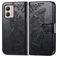 Mobigear Butterfly Motorola Moto G53 5G Hülle Klapphülle Geldbörse - Schwarz