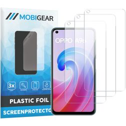 Mobigear OPPO A96 Displayschutz Schutzfolie - Hüllenfreundlich (3er Pack)