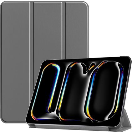 Mobigear Tri-Fold iPad Pro 11 Zoll (2025) Hülle Klapphülle - Grau