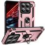 Mobigear Armor ring Xiaomi 15 Hülle Hardcase Backcover Stoßfest mit Ringhalter - Roségold