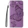 Mobigear Butterfly HONOR 200 Lite Klapphülle Portemonnaie - Lila